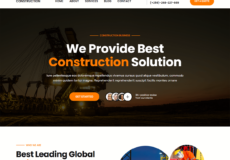 دانلود رایگان قالب وردپرس Kortez Construction FSE فارسی